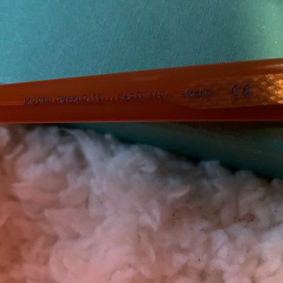 Derek Lam Charlotte Sunglasses Amber NWOT - Picture 7 of 9